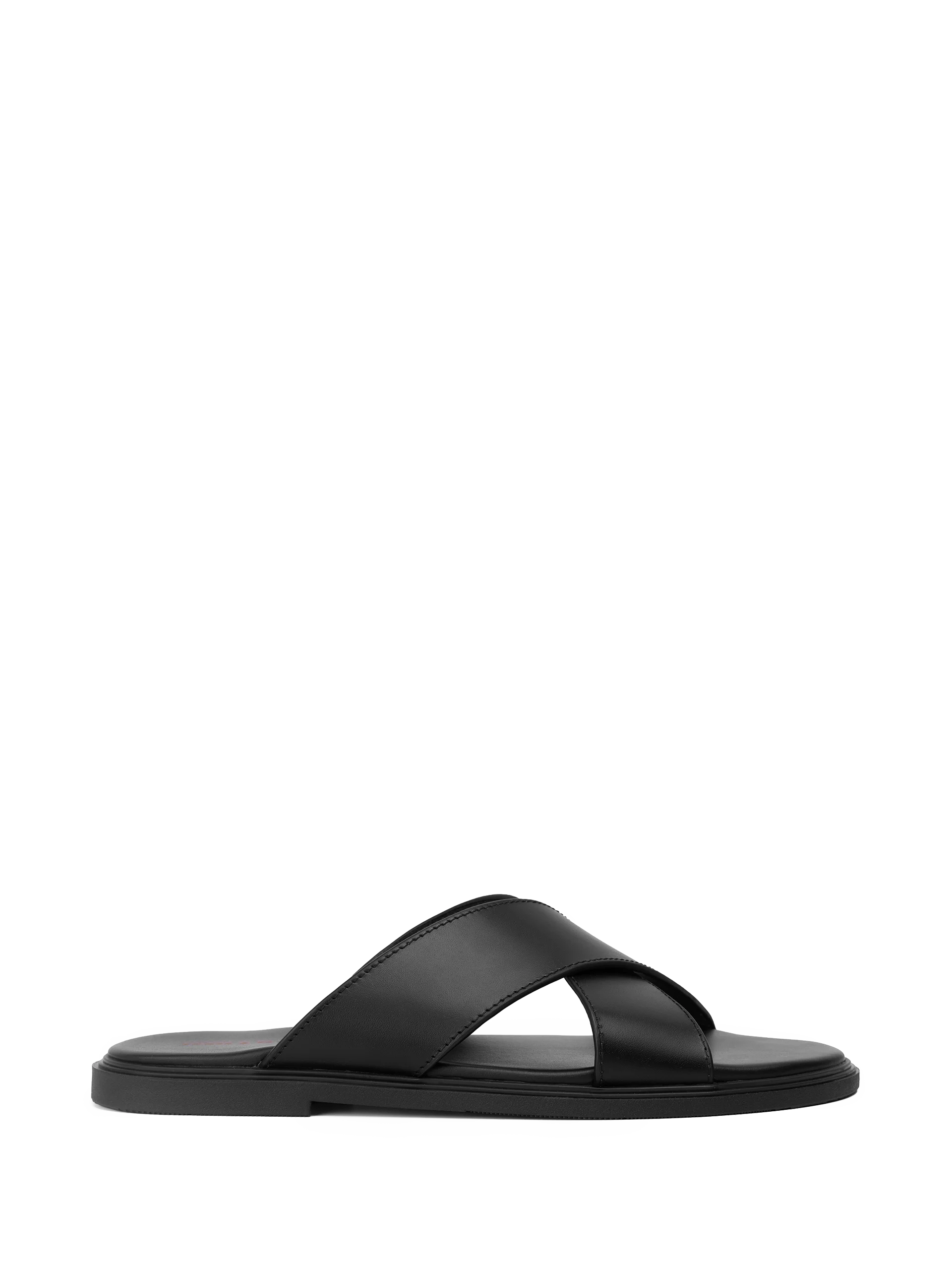 Dép da nam quai chéo R&F SD001