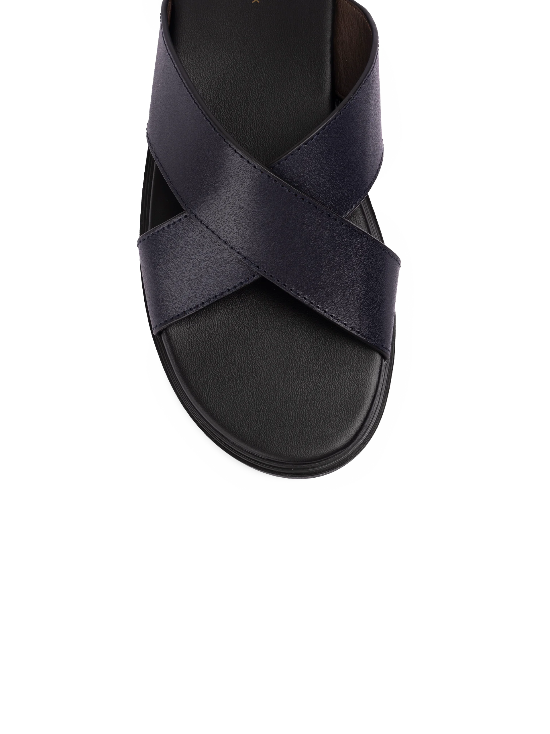 Dép da nam quai chéo R&F SD002