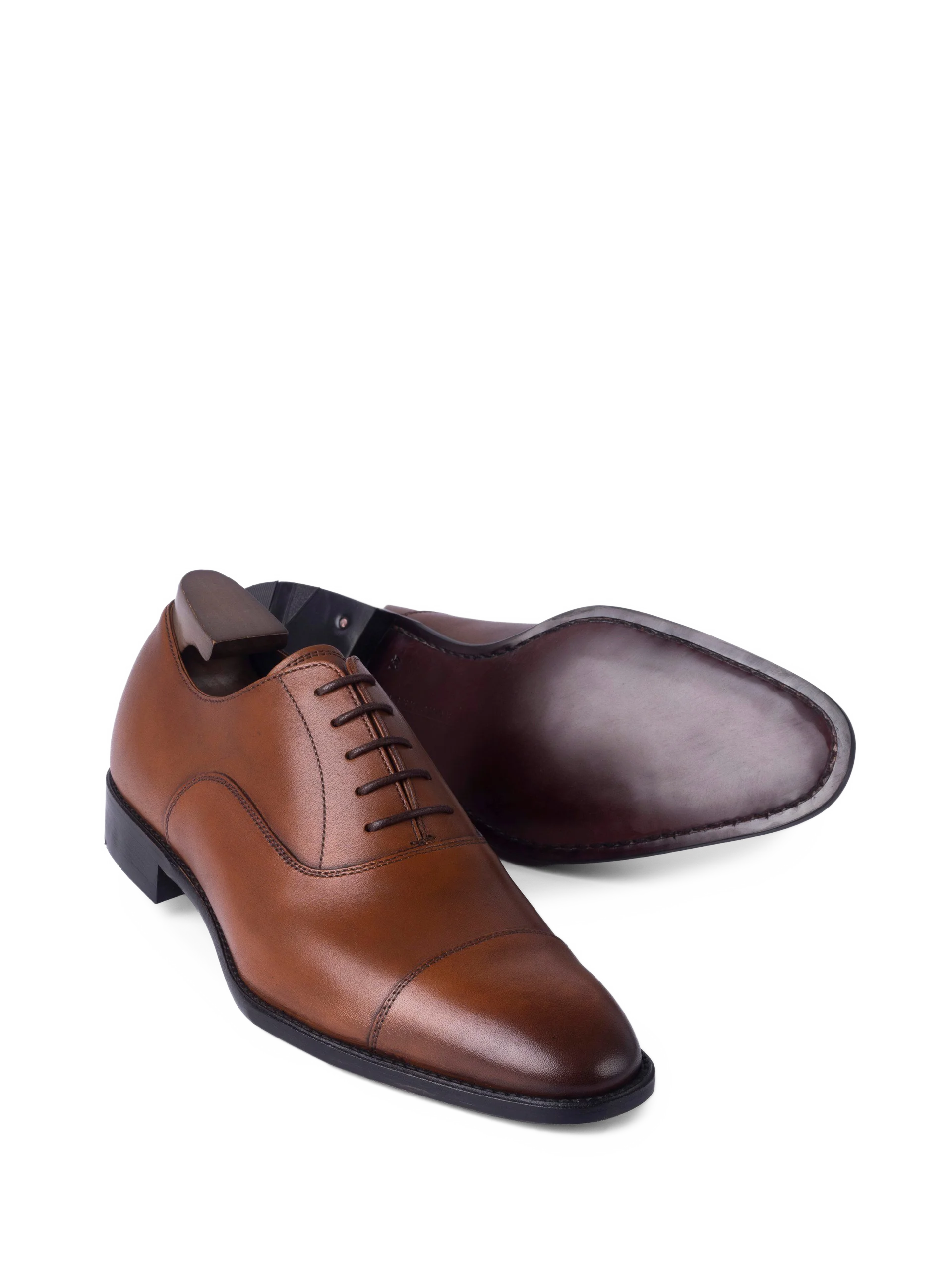 Giày da cao cấp Oxford cap-toe OF111