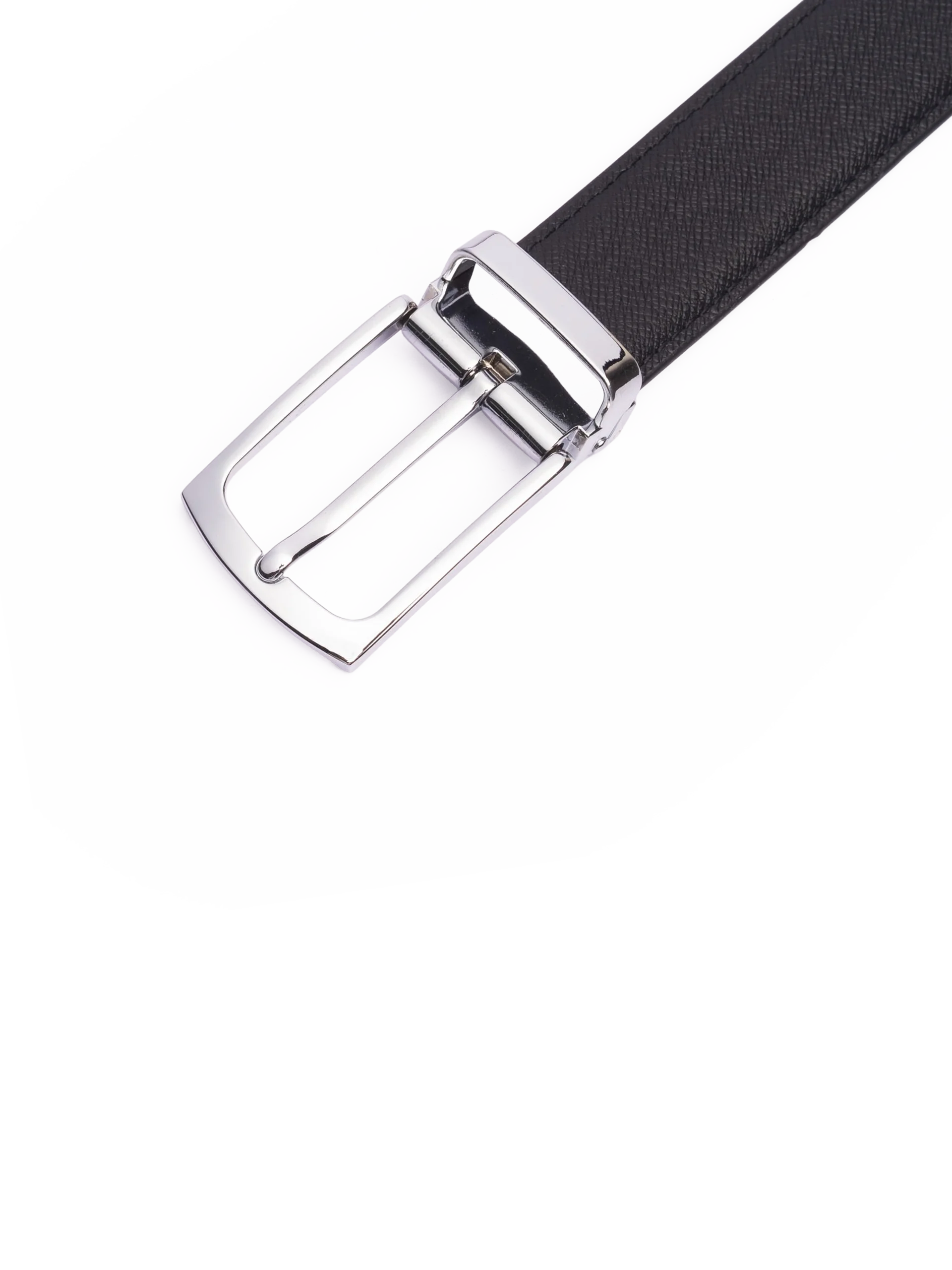 3 Thắt lưng da 2 mặt đen & x bò 2.8cm - RB502