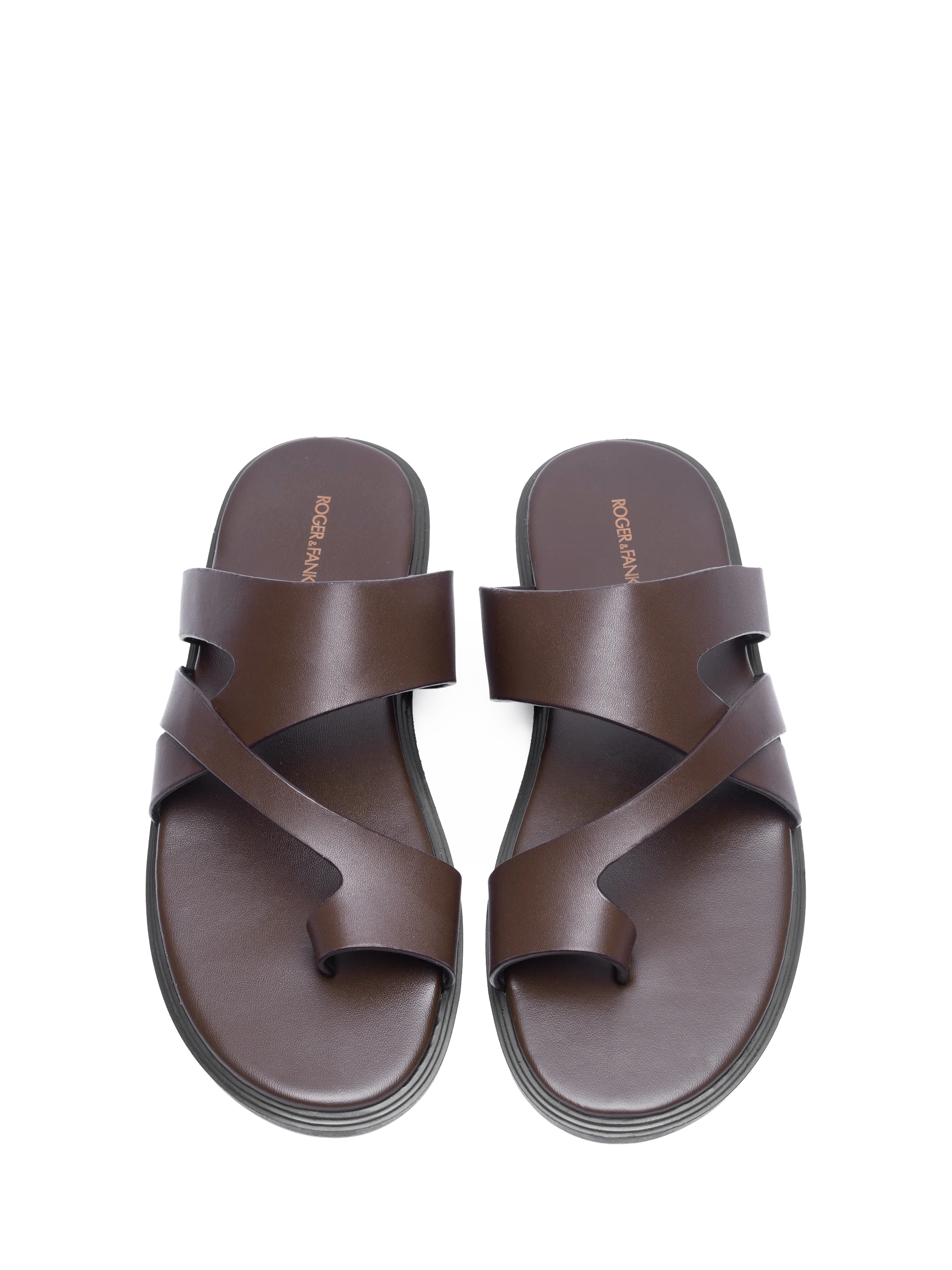 Dép da nam xỏ ngón R&F SD022