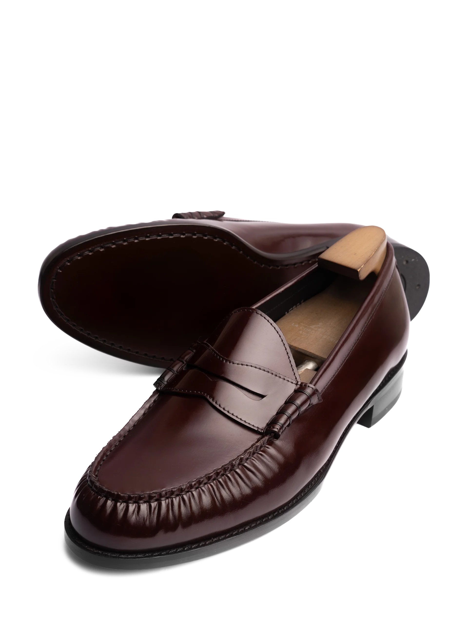 lf30105 Giày da bê cao cấp Penny Loafer RF LF3010
