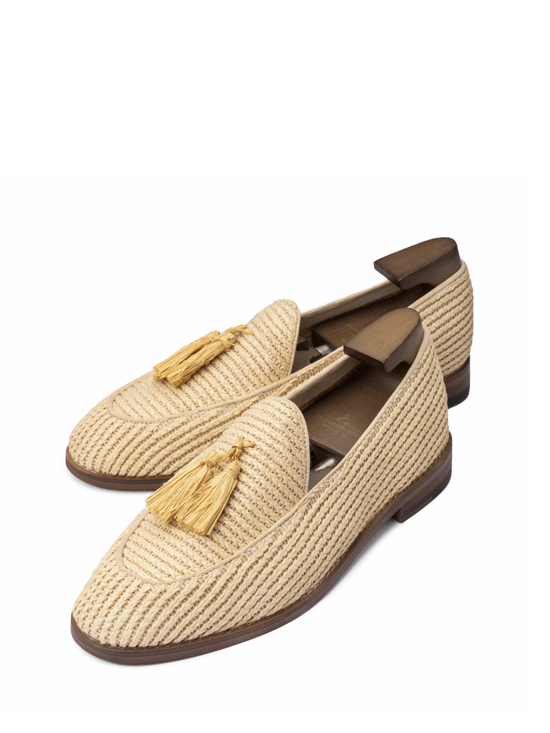 Giày cói đan tay thủ công Tassel Loafer RF LF872