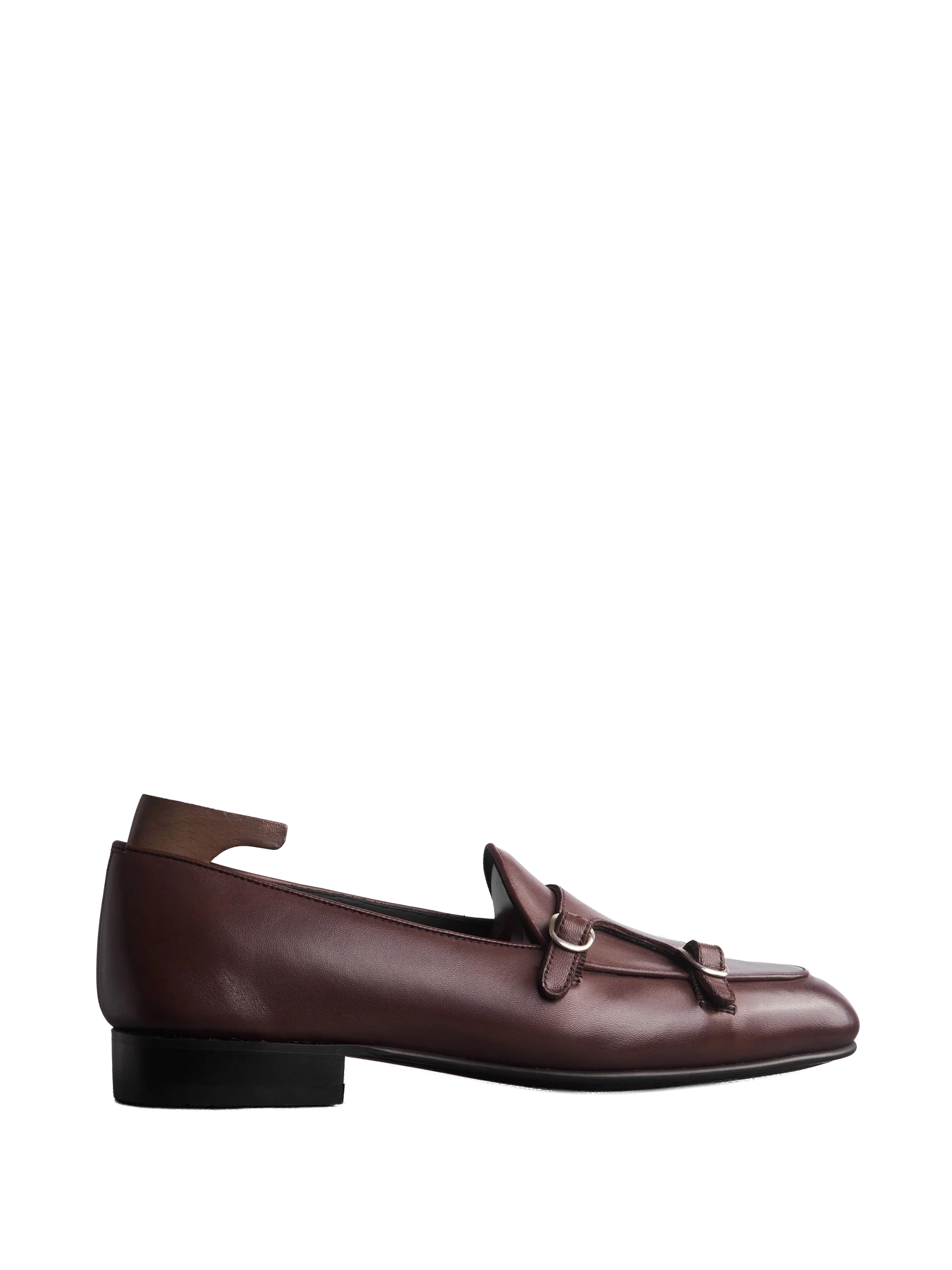 Giày slip on double monk strap