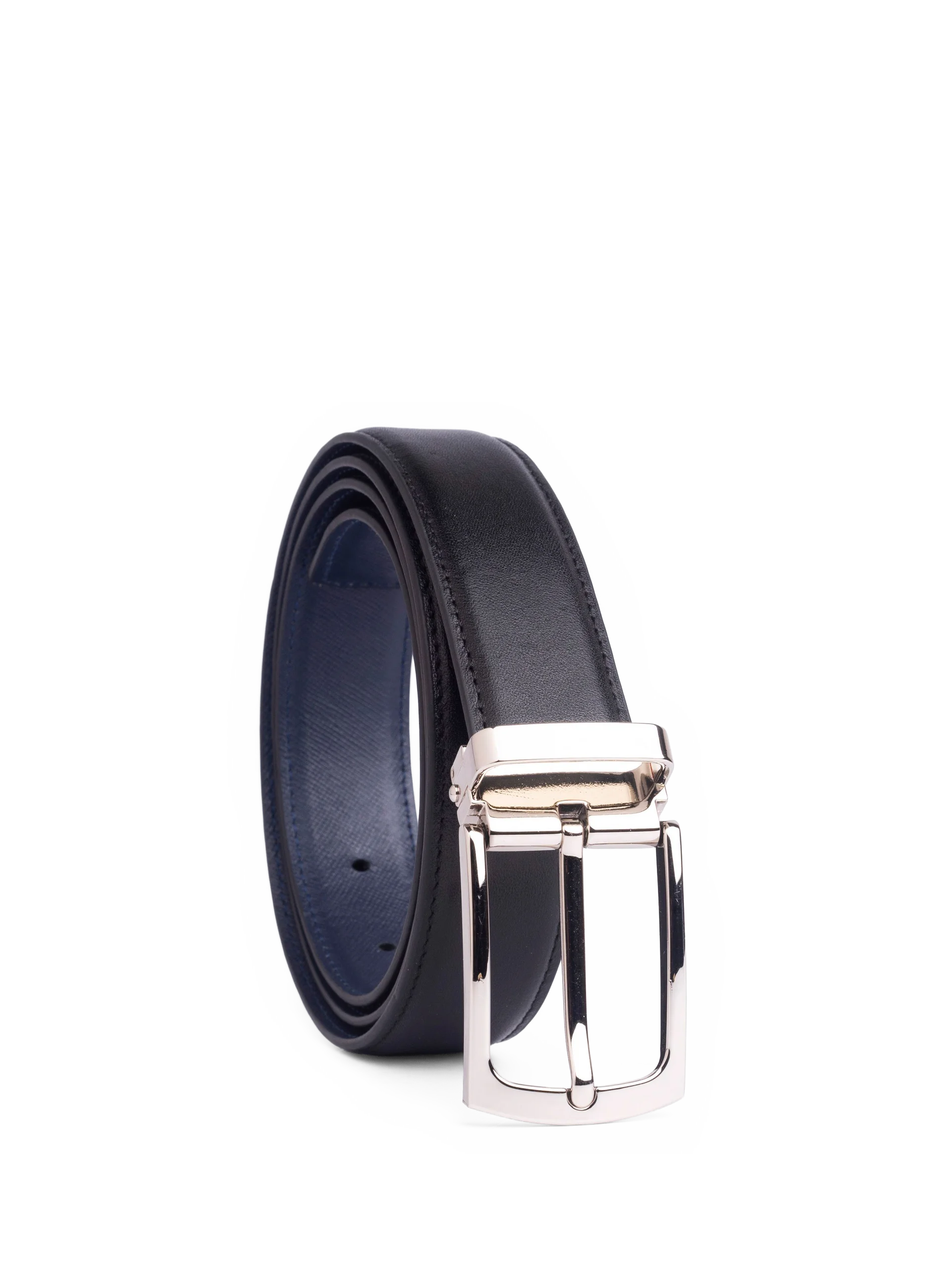 rb0936 Thắt lưng da cao cấp khoá kim bạc 3.0cm RB93