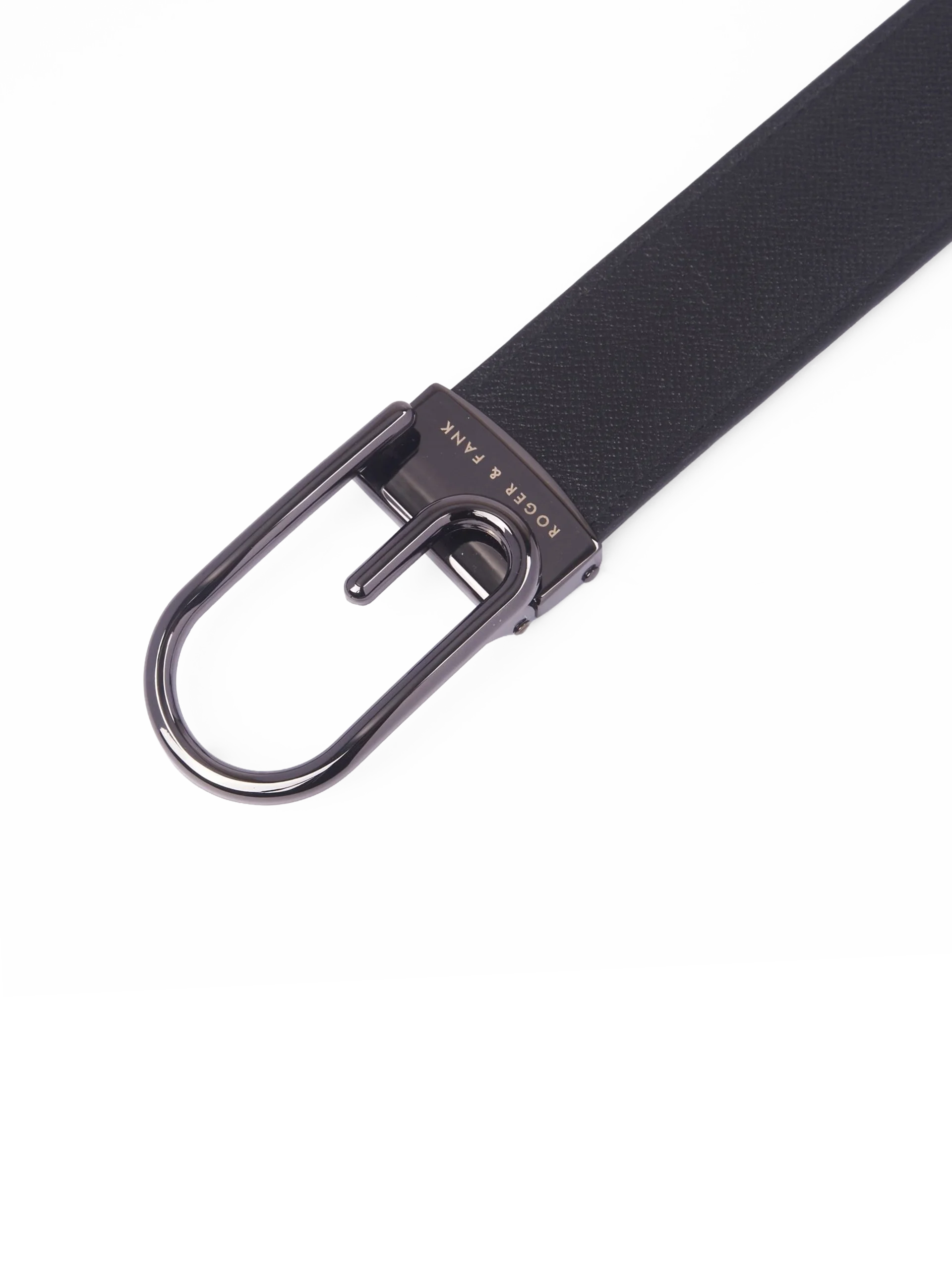 rb2491 Thắt lưng da 2 mặt đen & xanh 3.5cm - RB249