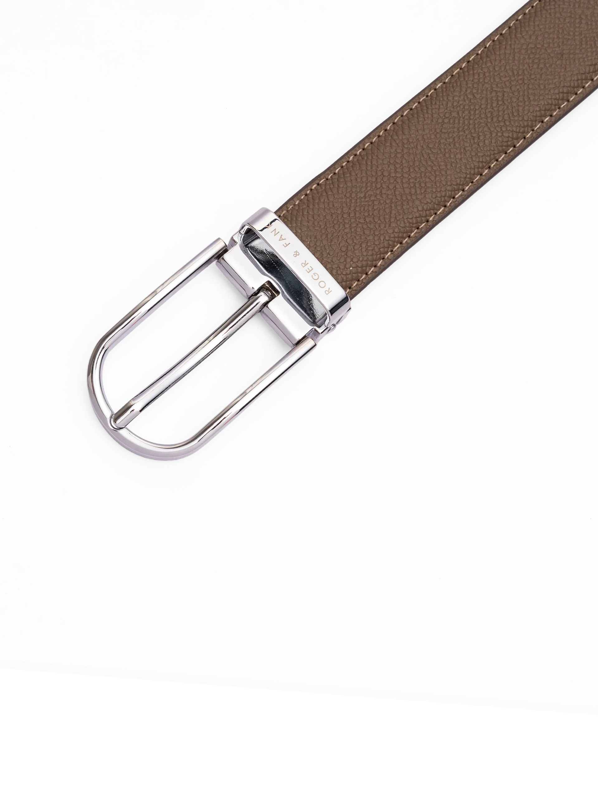 Thắt lưng da 2 mặt đen và xanh 3.0cm RB310