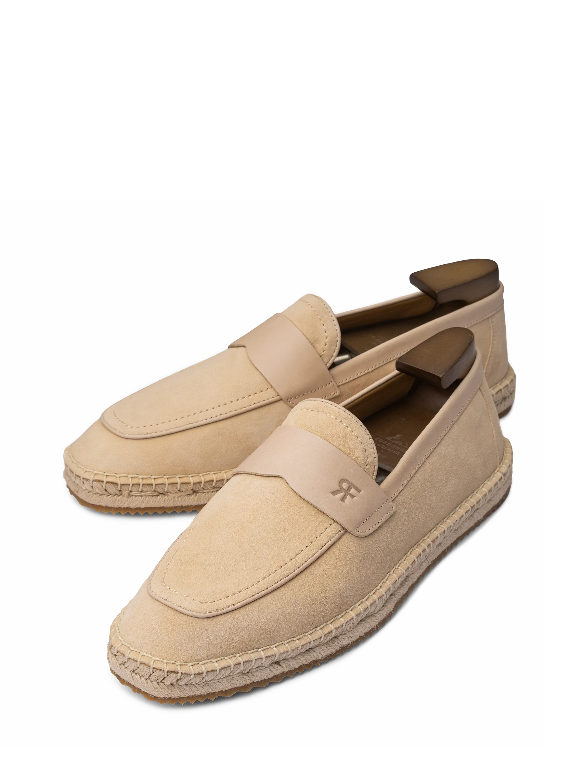 Giày da bê cao cấp Penny Loafer Espadrille RF SK668