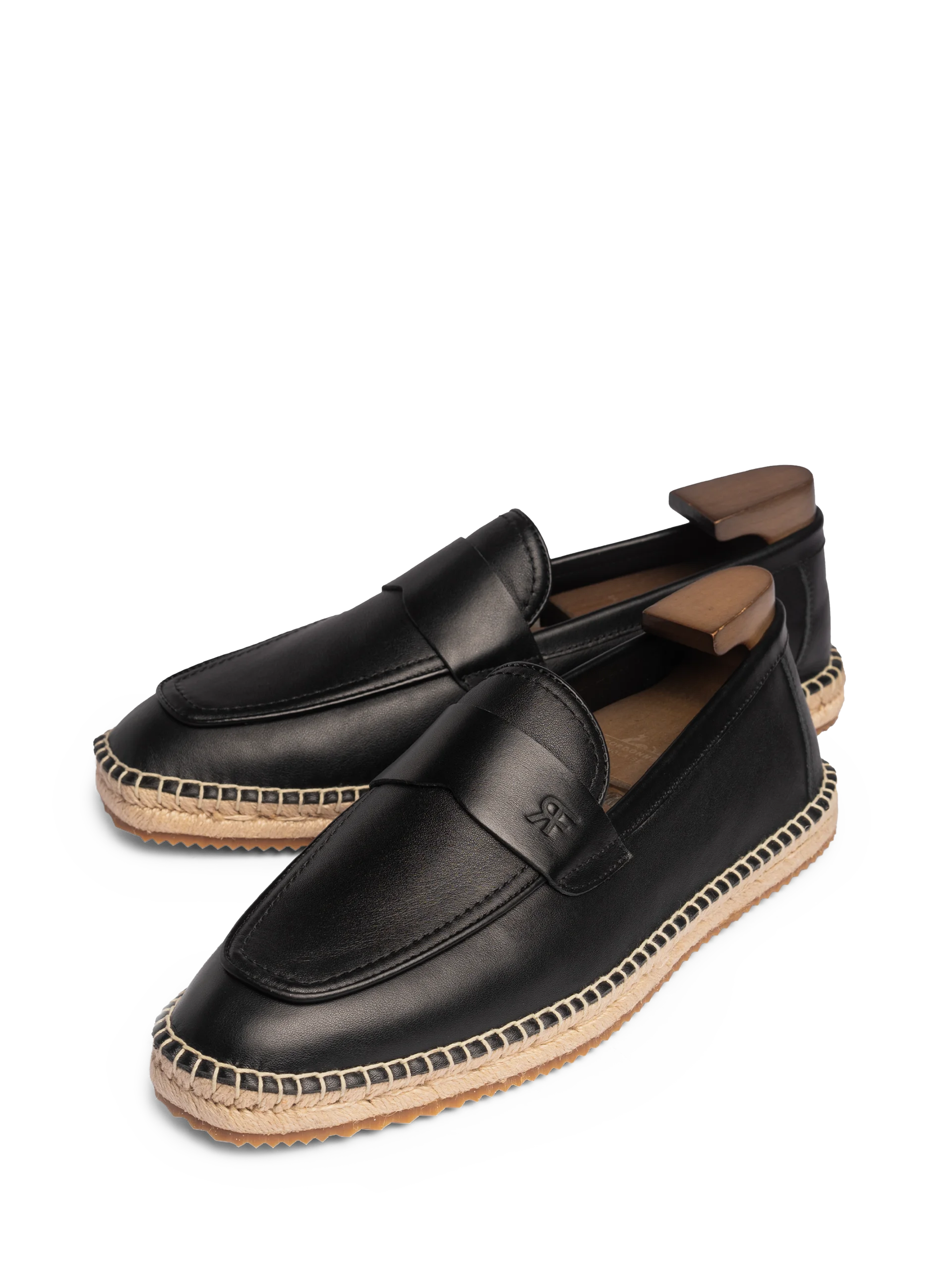 Giày da bê cao cấp Penny Loafer Espadrille RF SK669