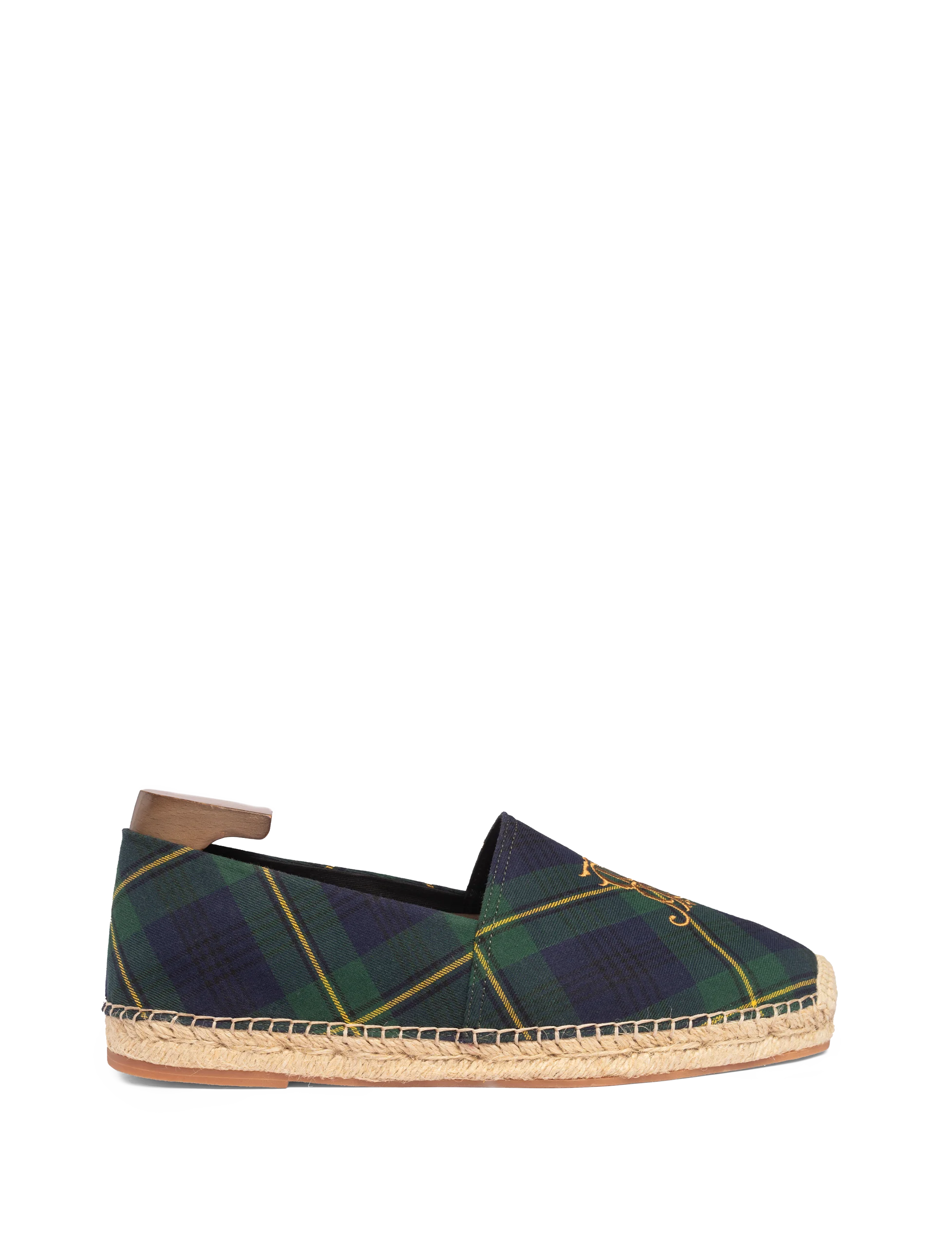 Giày cao cấp Espadrille hoạ tiết Tartan SK988