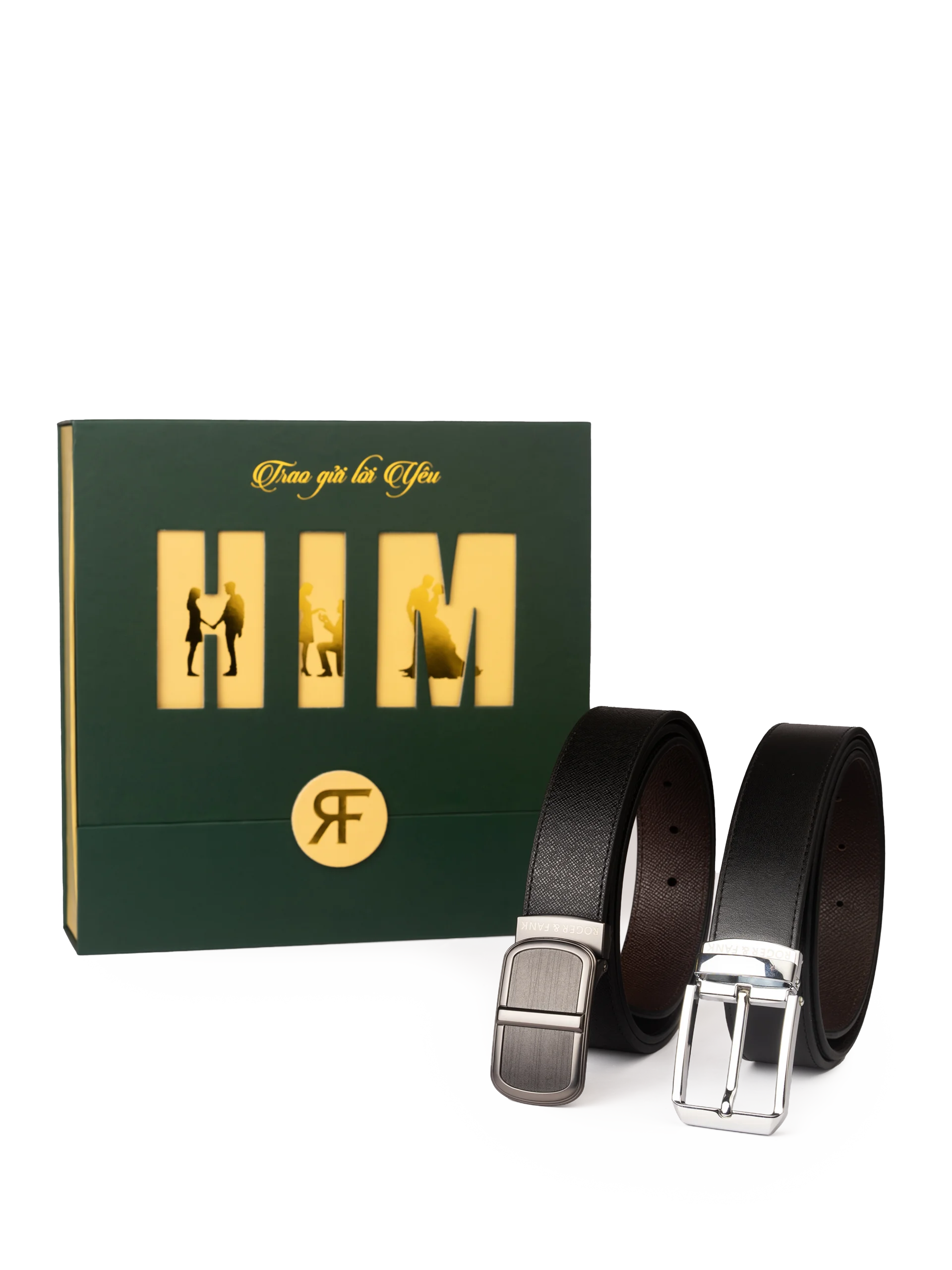 tách nền Quà tặng chồng thắt lưng da bê RF QTH002