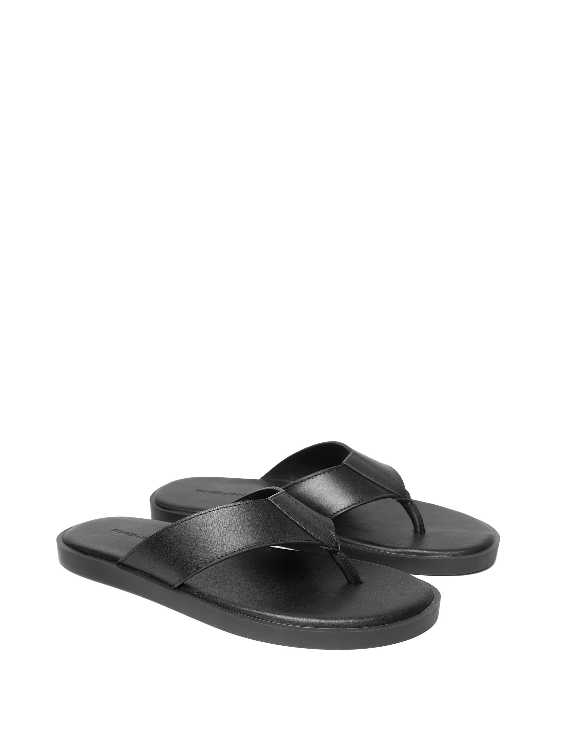 Dép da nam quai ngang R&F SD050