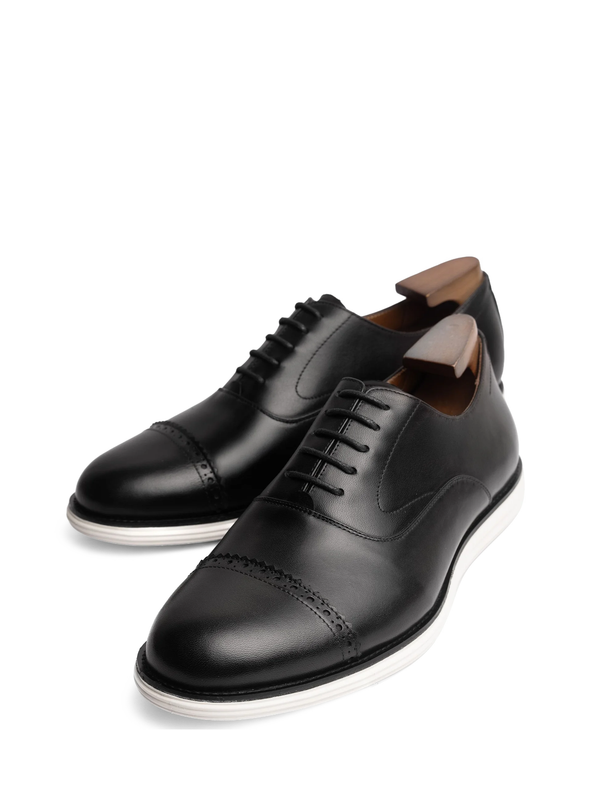 Giày da cao cấp Oxford Captoe Brogue RF OF101