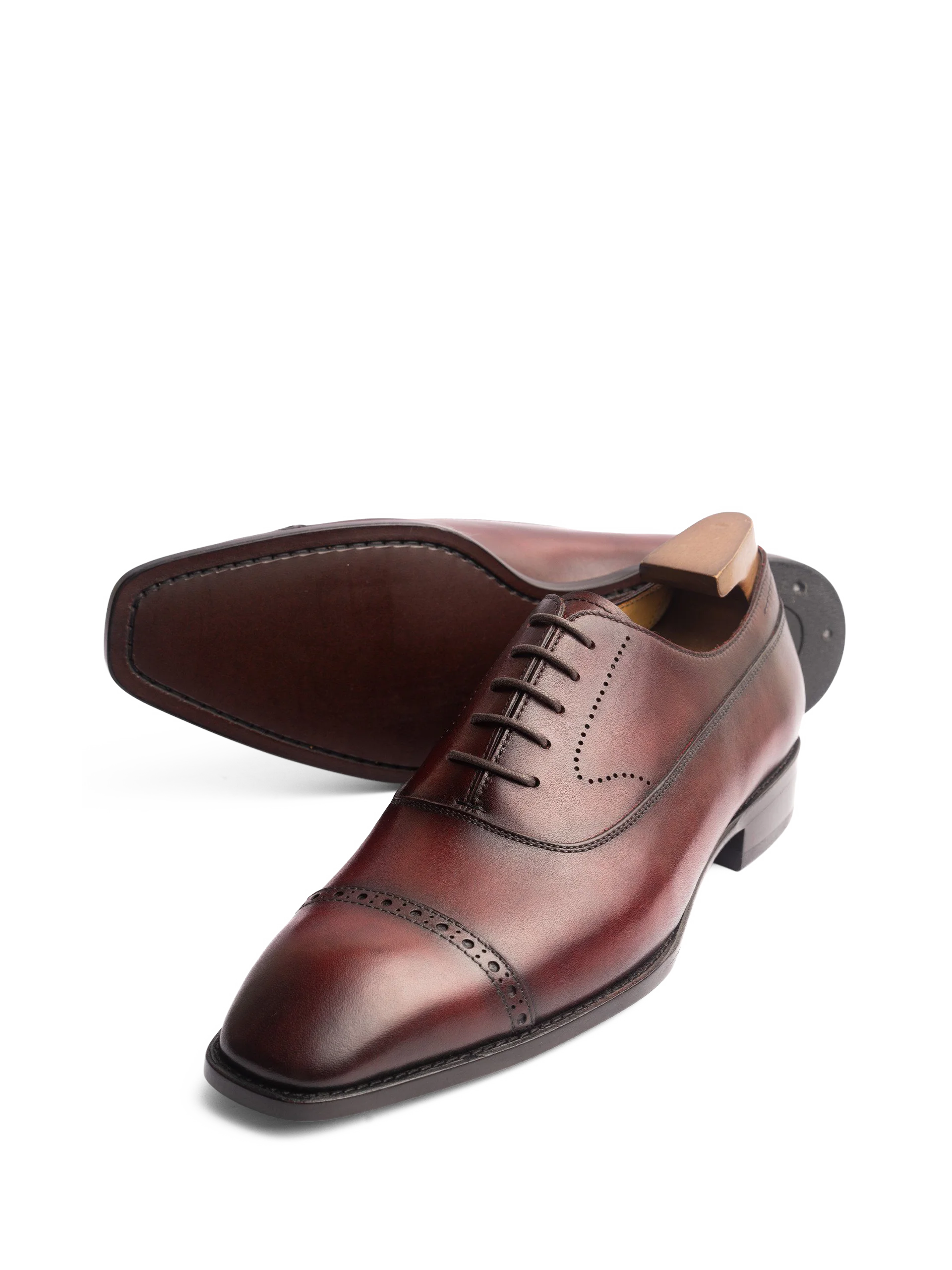 Giày da cao cấp Oxford Balmoral RF OF302